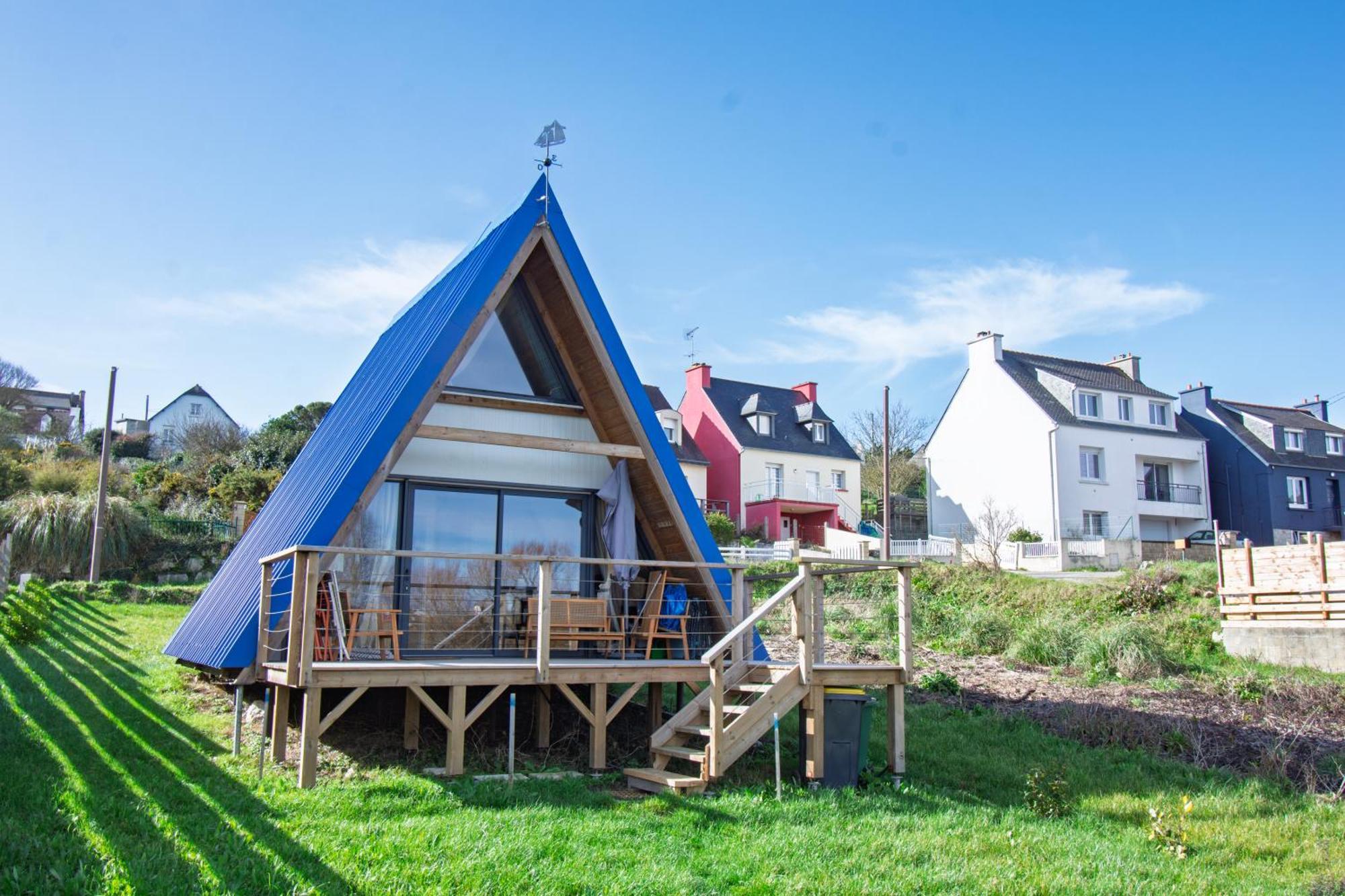 הוילה קמארט-סור-מר Le Tipi Bleu Tiny House Neuve Avec Terrasse Et Jardin מראה חיצוני תמונה