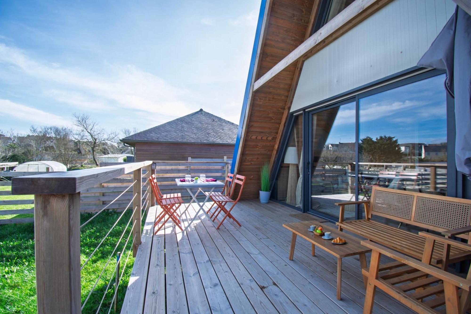 הוילה קמארט-סור-מר Le Tipi Bleu Tiny House Neuve Avec Terrasse Et Jardin מראה חיצוני תמונה