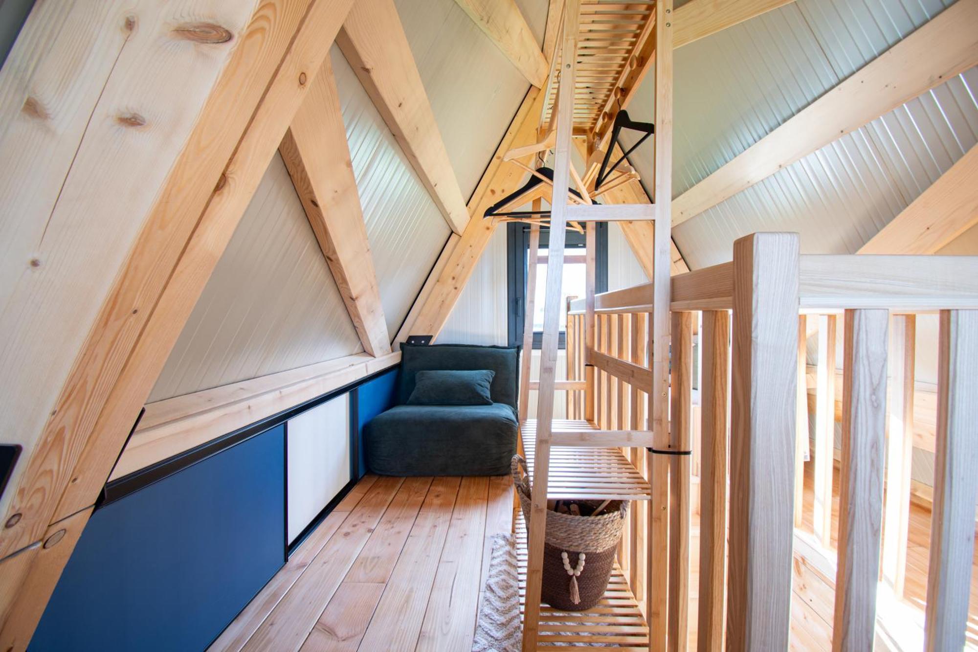הוילה קמארט-סור-מר Le Tipi Bleu Tiny House Neuve Avec Terrasse Et Jardin מראה חיצוני תמונה