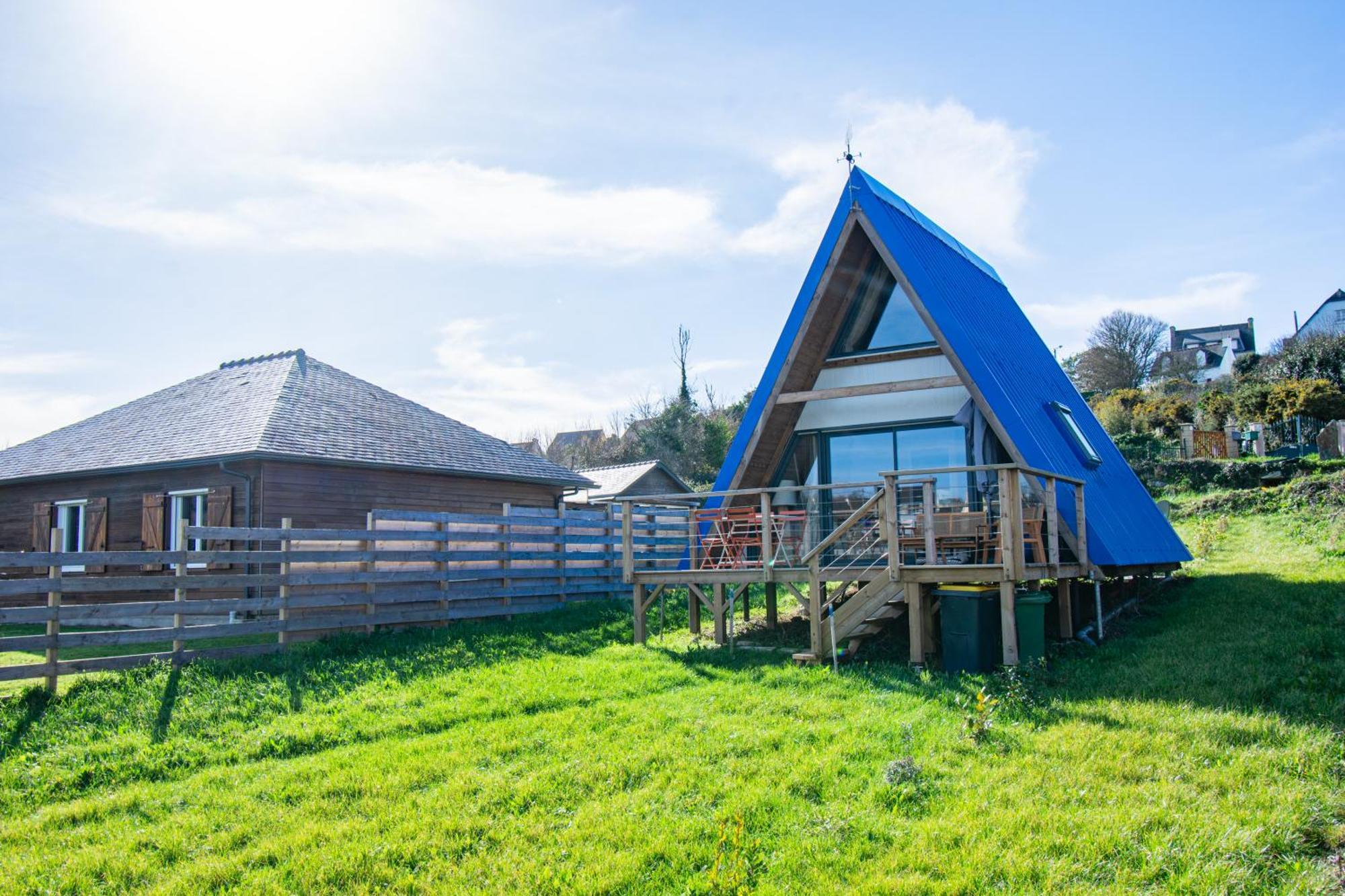 הוילה קמארט-סור-מר Le Tipi Bleu Tiny House Neuve Avec Terrasse Et Jardin מראה חיצוני תמונה