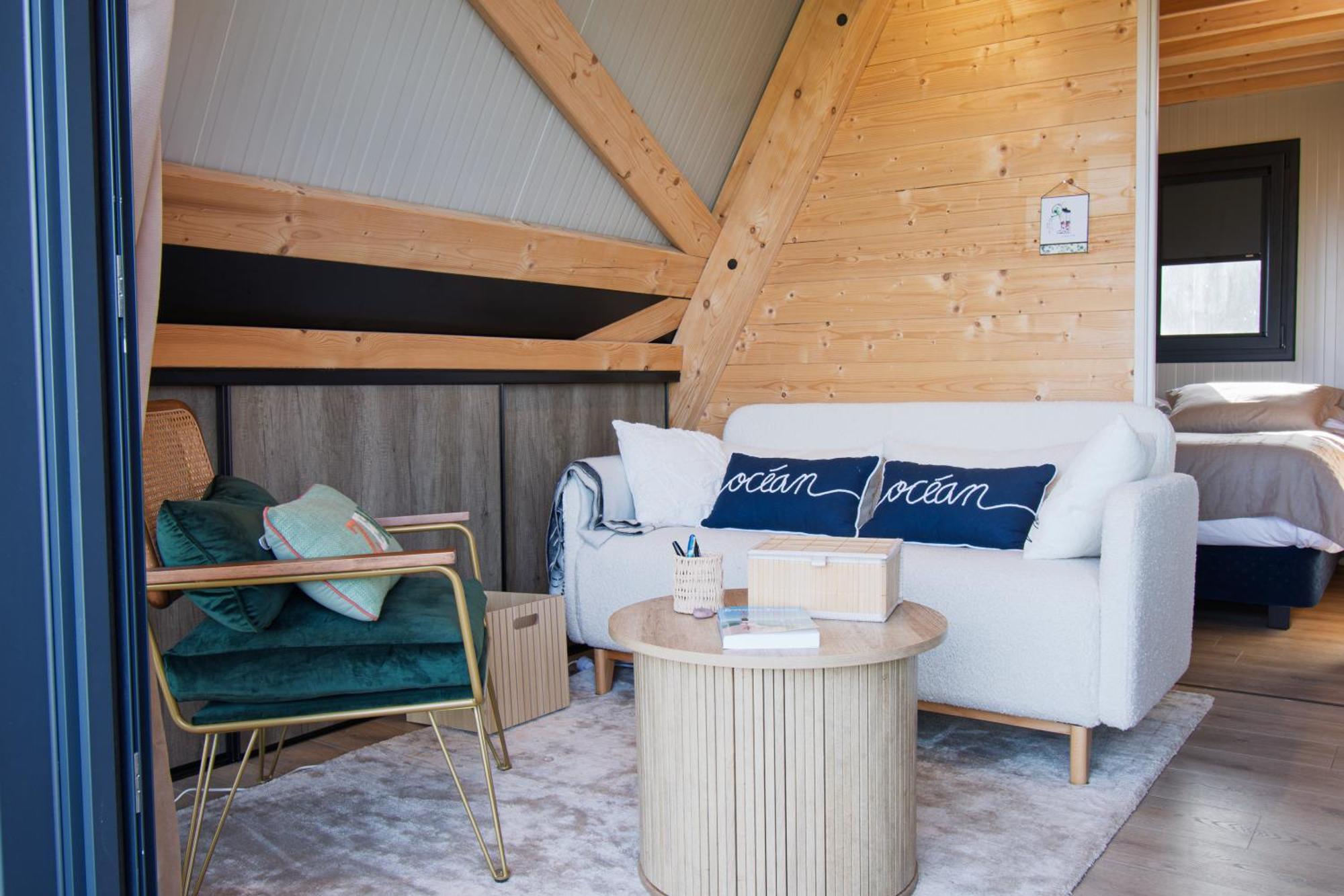 הוילה קמארט-סור-מר Le Tipi Bleu Tiny House Neuve Avec Terrasse Et Jardin מראה חיצוני תמונה
